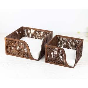 <b>Floral</b> Wood Napkin Holder For Table Napkin Tray For Kitchen ,Walnut Tissue <b>Box</b> , Wooden Napkin Holder, - Product Image 6