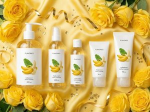 Gel intime comestible aromatisé à la banane tropicale, à base d'eau, formule alimentaire sûre, purement naturel, à base de plantes, écologique, flacon pulvérisateur - Product Image 4
