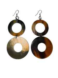 Pendientes de Cuerno de Búfalo de Nuevo Diseño, Joyería Natural Hecha a Mano, Accesorios Elegantes y Ligeros, Artesanía Natural de Primera Calidad - Product Image 5