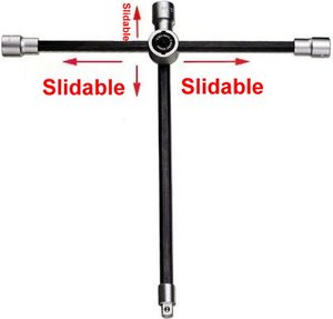 OEM ODM Fournisseur de Taiwan Clé coulissante pliable à usage intensif 260 mm solide et durable pour le matériel de camion et d'autobus Outil à main - Product Image 3