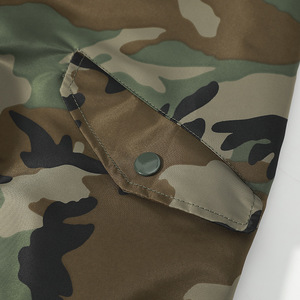 Veste réversible en polaire Sherpa pour hommes sur mesure Manteau en cuir de style High Street avec col montant et tissu en toile - Product Image 5