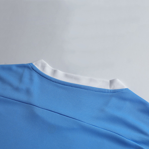 Tùy Chỉnh Người Đàn Ông Của Đồng Phục Bóng Đá Kit Đôi Màu Thoáng Khí Jersey + Ngắn Thiết Lập 100% Polyester Vải - Product Image 4