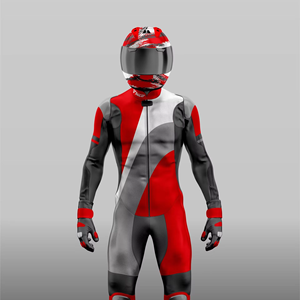 Combinaison moto Denork pour homme en cuir véritable de qualité supérieure, 1 pièce, pour piste/équitation, en cuir de vache/kangourou, MotoCP Traje CE - Product Image 1