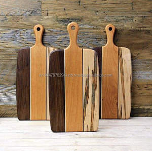 Tabla de Cortar de Madera de Acacia Natural de Primera Calidad, Hecha a Mano, con Mango, Ecológica, Apta para Lavavajillas, Plegable y Personalizable - Product Image 6