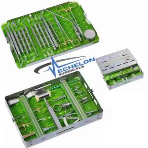 Herramientas de China de alta calidad, juego de instrumentos dentales para cirugía de implantes, 13 uds/18 uds/26 Uds para instrumentos dentales - Product Image 1