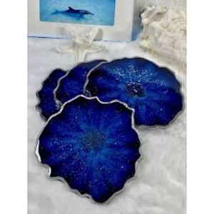 Posavasos modernos de resina con patrones geométricos para una decoración elegante de la Mesa a un precio muy asequible - Product Image 4