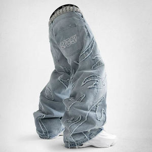 <b>Wholesale</b> Acid Wash <b>Sweatpants</b> High Quality Men's <b>Sweatpants</b> With Pockets Custom Logo Sweat Pants for Men - Product Image 1