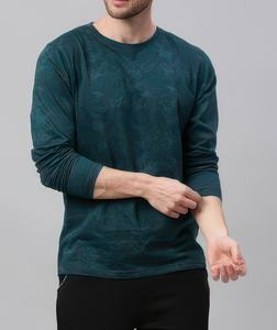 เสื้อยืดฟิตเนสโอเวอร์ไซส์สำหรับผู้ชายเสื้อยืดคอกลมผ้าฝ้ายพิมพ์ลายโลโก้ตามสั่ง100% - Product Image 2