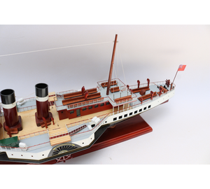 เรือไม้จำลองทำด้วยมือคุณภาพสูงจาก USA PS Waverley เรือนึ่งสำหรับตกแต่งภาพวาดของขวัญเทคนิค - Product Image 6