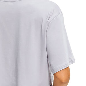 Vente chaude haut court maille boxy t-shirt découpé Sexy à manches courtes respirant haut court pour les femmes t-shirt - Product Image 4