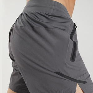 Shorts de sport personnalisés avec logo, blocs de couleur, 5 pouces, cordon de serrage, entraînement de fitness coloré, shorts de sport pour hommes - Product Image 3