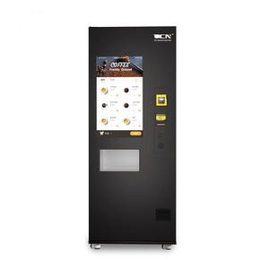 เครื่องหยอดเหรียญเชิงพาณิชย์เครื่องจำหน่ายกาแฟอัตโนมัติเครื่องจำหน่ายอาหารขนมและกาแฟเครื่องหยอดเหรียญและบัตรเงินสด - Product Image 1