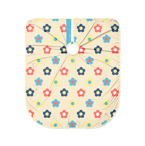 Nouvelle Cape de barbier en polyester rayé col en silicone Logo de couleur personnalisable Cape de coupe de qualité supérieure pour les salons de coiffure professionnels - Product Image 1