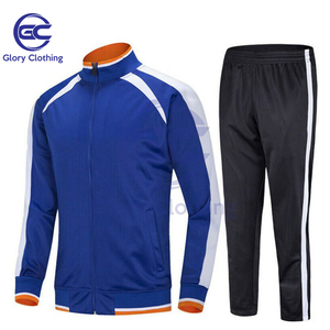 Venta al por mayor de chándales con cremallera para hombre, ropa informal, conjunto de chándales con cremallera para hombre, chándales con cremallera de 2 piezas de alta calidad para hombre - Product Image 3