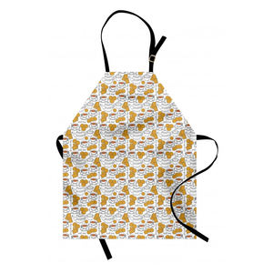 Tablier de cuisine 100% coton Bavoir sans manches Tablier de cuisine écologique Impression personnalisée avec logo personnalisé - Product Image 1
