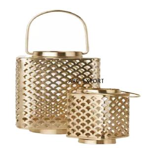 โคมไฟทรงกลมตกแต่งด้วยโลหะสีทองแบบโมร็อกโก ดีไซน์สวยงาม พร้อมจำหน่ายในราคาประหยัด - Product Image 1