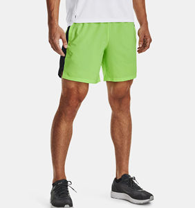 Bermudas de algodón para hombre, pantalones cortos informales de cintura media con cordón, tela tejida transpirable antiarrugas con patrón único - Product Image 4