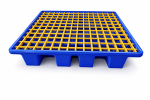 Plataforma de Contención de Derrames de Plástico Industrial de Alta Resistencia con Entrada Bidireccional y Alta Capacidad de Carga Dinámica para Almacenamiento de Barriles de Químicos y Petróleo - Product Image 4