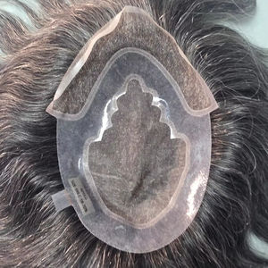 Taz Hair BD, Cabello Humano Remy Indio, con Frente de Encaje, Ondulado Natural, Estilo Negro, Ecológico, Ligero, Parches de Tupé - Product Image 1