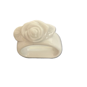 แหวนผ้าเช็ดปากเซรามิกแหวนผ้าเช็ดปากเซรามิกรูปดอกไม้ยอดนิยมของขวัญแฟนซีแหวนผ้าเช็ดปากเซรามิกวงแหวนผ้าเช็ดปากขายดีที่สุด - Product Image 3