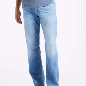 Pantalones Vaqueros Casuales de Corte Recto, Suaves, Transpirables, Ecológicos, Resistentes al Viento, de Algodón, con Corte Moderno y Relajado, para Uso Diario, Ropa Urbana - Product Image 4