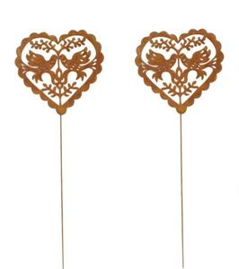 Bâton de jardin en fer pour la décoration extérieure et l'aménagement paysager dans le patio de la maison et l'espace de jardin de pelouse - Product Image 6