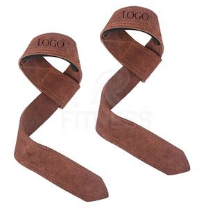 สายรัดข้อมือหนังสีดำสำหรับออกกำลังกาย ฟิตเนส เพาะกาย ยกน้ำหนัก เพาเวอร์ลิฟติ้ง สวมใส่สบาย - Product Image 5