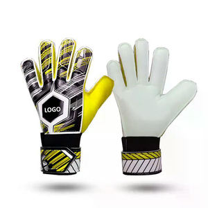 Gants de gardien de but de football professionnels de nouvelle conception en latex avec protection des doigts pour enfants et adultes - Product Image 3