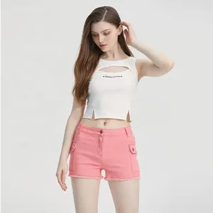 Wholesale Custom Breathable Quick Dry High Waisted <b>Tummy</b> <b>Control</b> Workout Yoga Shorts for Women Casual - Product Image 2