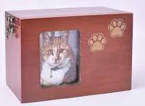 Urnes de crémation en bois faites à la main de Style américain de haute qualité pour les cendres de chat et de chien pour les funérailles d'animaux de compagnie Urnes funéraires en gros - Product Image 5