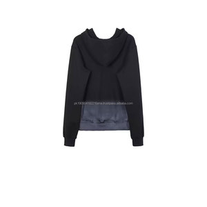 Ensemble survêtement homme surdimensionné en molleton avec fermeture éclair et strass, style streetwear, lavage à l'acide, fabrication personnalisée 2026 - Product Image 4