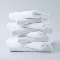 Serviette en microfibre blanche vierge en gros, personnalisable avec logo imprimé par sublimation, serviette de sport, de plage ou de bain, multi-tailles, absorbante et douce