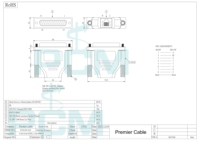 RJ45 Female ke DB25 25pin Jack Socket Serial RS232 Console Adapter Connector Converter CAB-25AS-FDTE, CAB-500DTF Cisco 2500