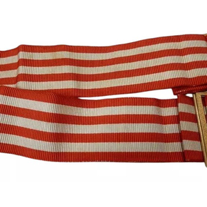 Cinturones de fajas ceremoniales OEM, venta al por mayor, cinturón de faja uniforme, cinturón de cintura dorado y rojo con borlas - Product Image 3
