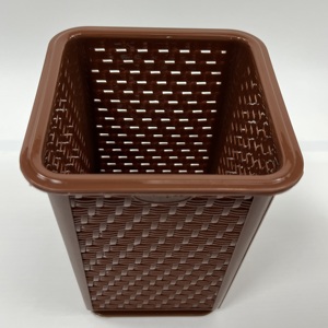 Cesta de plástico cuadrada moldeada por inyección, proveedor directo de fábrica de Vietnam, tamaño personalizado y etiqueta privada OEM/ODM - Product Image 2