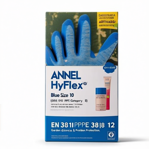ถุงมือ ANNIEL HyFlex 11-920 สีน้ำเงิน ไซส์ 10 มาตรฐาน EN 388 ประเภทอุปกรณ์ป้องกันส่วนบุคคล (PPE) หมวดที่ 2 บรรจุ 12 ชิ้น สำหรับป้องกันในสวน - Product Image 3