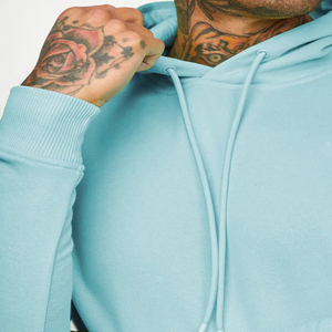 Sweats à capuche de travail d'hiver avec poches avant Impression gaufrée Logo brodé Taille 6XL Street Wear Hooded Drawstring Closure for Sale - Product Image 6