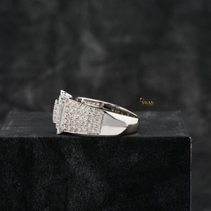 Bague audacieuse en or massif 10 carats certifiée IGI diamants cultivés en laboratoire réglage Hip Hop bijoux de déclaration pour la fête vêtements de luxe de tous les jours - Product Image 3