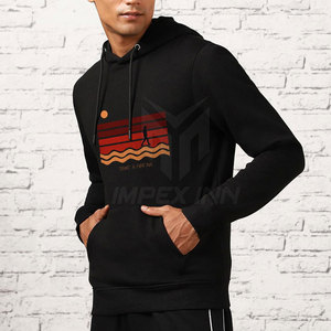 เสื้อฮู้ดผู้ชายแบบสวมหัว ดีไซน์พื้นฐานสำหรับฤดูหนาว รุ่นใหม่ล่าสุด ผลิตจากผ้าฟลีซรักษ์โลก แห้งเร็ว ขายดี - Product Image 4