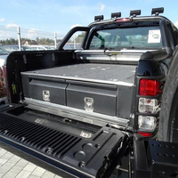 2023 nouveau tiroir enduit de poudre d'aluminium pour camionnette