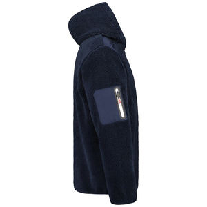 Chaqueta de Invierno Personalizada, Impermeable, Casual, Cortavientos, Transpirable, de Talla Grande para Hombre, con Capucha, de Piel de Vaca, Tejida, de Forro Polar, con Cremallera - Product Image 2