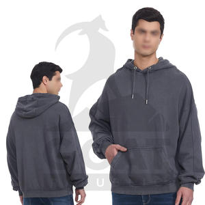 Sudadera con Capucha Gruesa de Invierno para Hombre, Personalizada, Estilo Desgastado, Holgada, Lavada al Ácido, Mezcla de Algodón, Ropa Urbana - Product Image 6