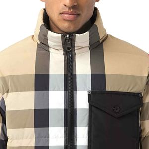 Blouson Bomber Homme Long Matelassé Décontracté à Col Montant en Coton Épais Écologique à Boutonnage Simple pour l'Automne 2026 - Product Image 2