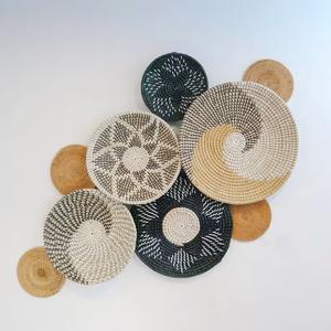 Arte de yute para colgar en la pared, para el hogar Decoración elegante, Hotel, venta al por mayor - Product Image 4