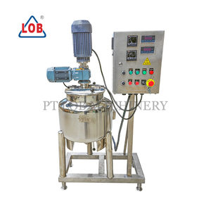 Stainless Steel Vacuum Emulsification Tank with Heating/<b>Cooling</b> <b>Jacket</b> for Cosmetic Emulsions - Product Image 2