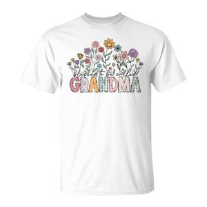 Maglietta Floreale per Nonna per la Festa della Mamma: "Blessed to Be Called Grandma" - Idea Regalo Promozionale Divertente e Ispirante - Product Image 1