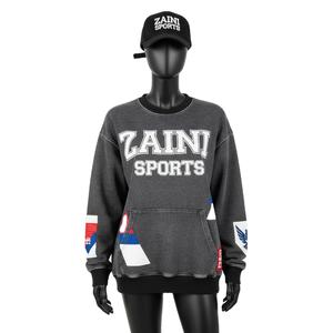 Sudadera de gran tamaño para mujer, algodón, poliéster, forro polar, cálido, suave, logotipo personalizado, estampado de farol, ropa de calle, Top, sudaderas transpirables para mujer - Product Image 1