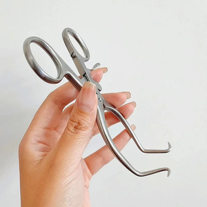 Botas para montar a caballo Gelpi Retractor Esparcidor de piel de autorretención Veterinaria Clínica de mascotas Instrumentos patas ajustables Garras Caballo - Product Image 3