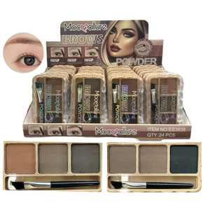 Ensemble de tampons à sourcils et de crayons à sourcils Mocoallure longue durée, 24 pièces, gel et crayon, maquillage de beauté, outil de maquillage des yeux - Product Image 6