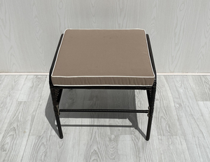 Chaise longue inclinable réglable en rotin de haute qualité pour l'extérieur, avec coussin, pour meubles de jardin, patio, design contemporain - Product Image 3